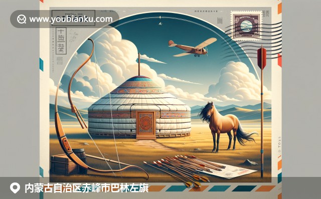 內蒙古自然與文化的完美結合：蒙古包、奔跑的馬匹和射箭器材勾勒出巴林左旗獨特風貌