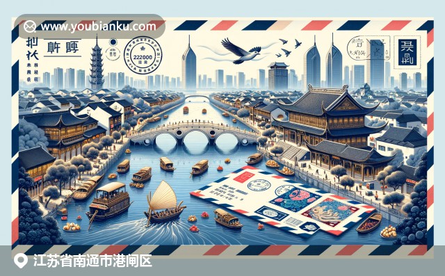 江苏南通港闸区文化融合：哈尔滨河、南通博物馆和蓝印花布，展现丰富历史遗产
