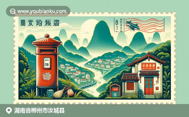 湖南汝城崀山自然美景和中國郵政文化元素完美融合