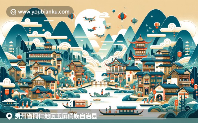 贵州玉屏侗族自治县文化与食品特色的邮政编码主题插图