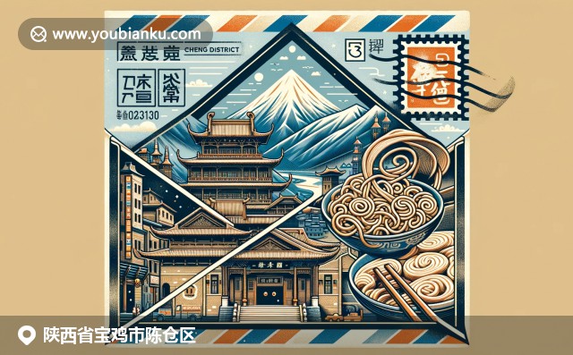 陕西独特魅力：宝鸡青铜器博物馆、太白山和biangbiang面融入721300邮政元素